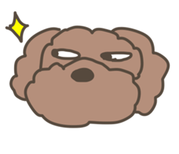 Toy poodle in Taiwanese sticker #6150851