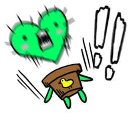 a pretty cactus sticker #6150956