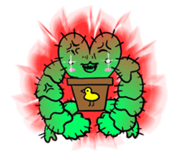 a pretty cactus sticker #6150973