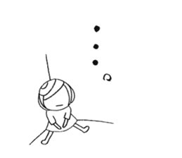 Writing brush girl  vol.2 sticker #6151158