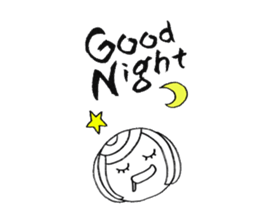 Writing brush girl  vol.2 sticker #6151163