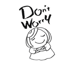 Writing brush girl  vol.2 sticker #6151171