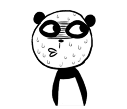 Big eye Panda sticker #6151213