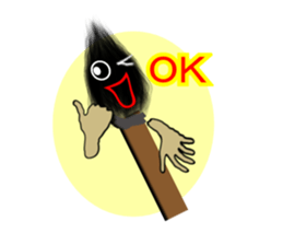 Tweet of the brush sticker #6151267