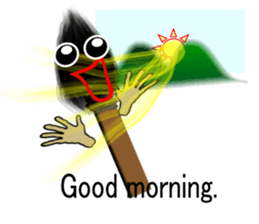 Tweet of the brush sticker #6151272