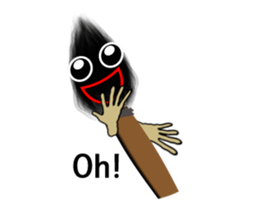 Tweet of the brush sticker #6151285