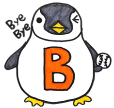 Penguin Alphabet&numbers sticker #6151577