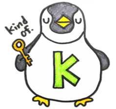 Penguin Alphabet&numbers sticker #6151586