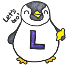 Penguin Alphabet&numbers sticker #6151587