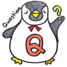 Penguin Alphabet&numbers sticker #6151592