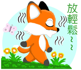 Redfox and Pinkrabbit sticker #6152299