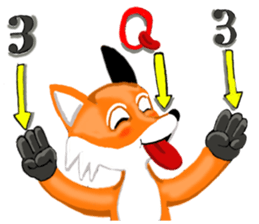 Redfox and Pinkrabbit sticker #6152303