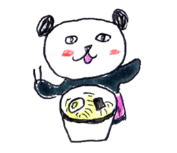 haramaki panda 3 sticker #6152656