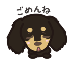 Dachs "kawaii" sticker sticker #6153161