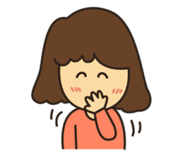 Noo Miki cute girl sticker #6153298