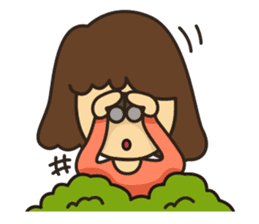 Noo Miki cute girl sticker #6153301