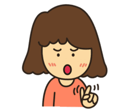 Noo Miki cute girl sticker #6153302