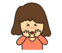Noo Miki cute girl sticker #6153303