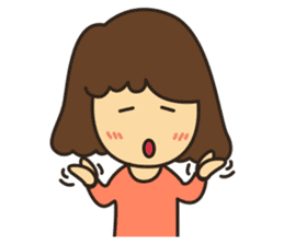 Noo Miki cute girl sticker #6153305