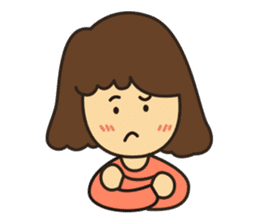 Noo Miki cute girl sticker #6153306