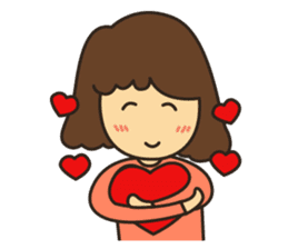 Noo Miki cute girl sticker #6153308