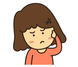 Noo Miki cute girl sticker #6153310