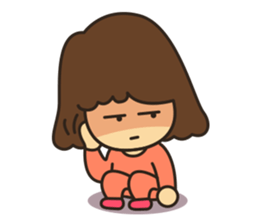 Noo Miki cute girl sticker #6153311