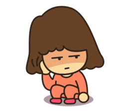 Noo Miki cute girl sticker #6153311