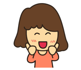 Noo Miki cute girl sticker #6153312