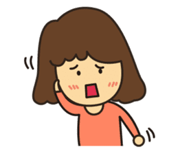 Noo Miki cute girl sticker #6153313