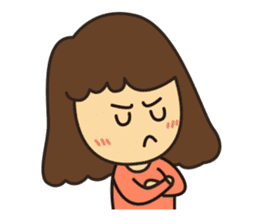 Noo Miki cute girl sticker #6153314