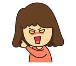 Noo Miki cute girl sticker #6153315