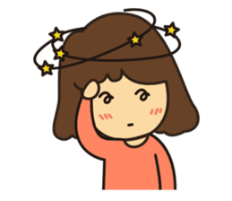 Noo Miki cute girl sticker #6153317