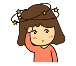 Noo Miki cute girl sticker #6153317