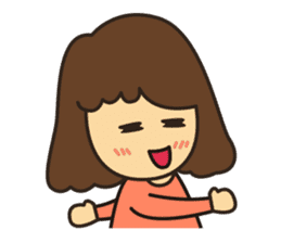 Noo Miki cute girl sticker #6153319