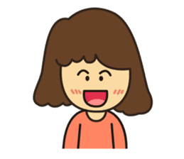 Noo Miki cute girl sticker #6153322