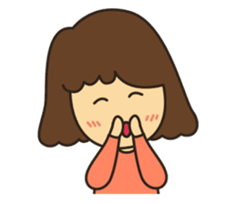 Noo Miki cute girl sticker #6153325