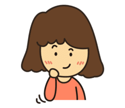 Noo Miki cute girl sticker #6153327