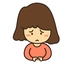 Noo Miki cute girl sticker #6153328