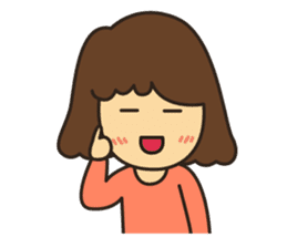 Noo Miki cute girl sticker #6153330