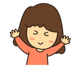 Noo Miki cute girl sticker #6153335