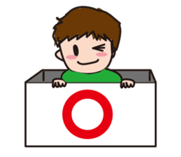 A Japanese boy sticker #6153354