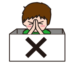 A Japanese boy sticker #6153355