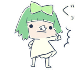 Tissue-chan&Koyori-chan.2 by peco sticker #6153576