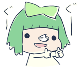 Tissue-chan&Koyori-chan.2 by peco sticker #6153577