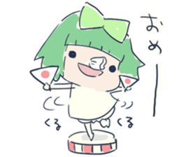 Tissue-chan&Koyori-chan.2 by peco sticker #6153580