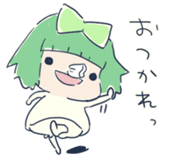 Tissue-chan&Koyori-chan.2 by peco sticker #6153583