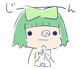 Tissue-chan&Koyori-chan.2 by peco sticker #6153590