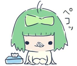 Tissue-chan&Koyori-chan.2 by peco sticker #6153591