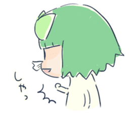 Tissue-chan&Koyori-chan.2 by peco sticker #6153598